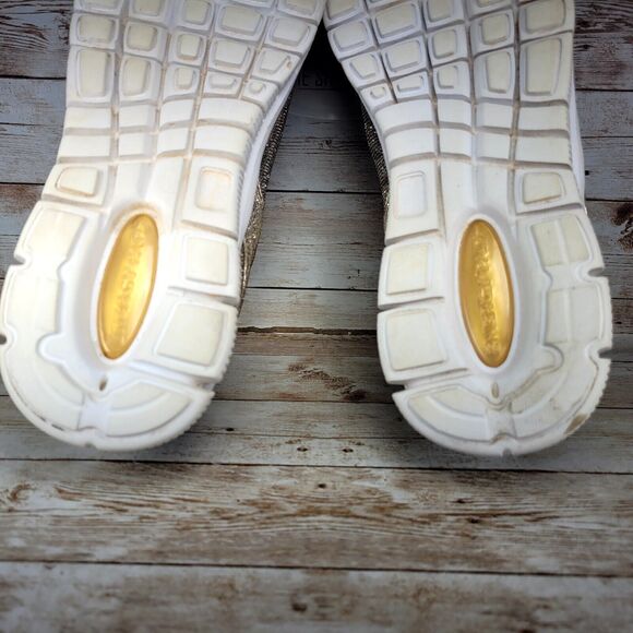 Cheeks Women's Athletic Shoes - Brown and Tan - Picture 9 of 10